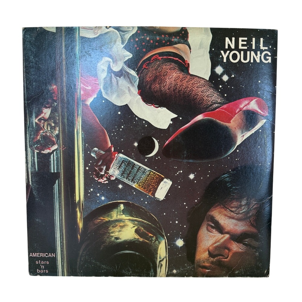 Neil Young - American Stars‎ n Bars | Vinyl LP 1977 Reprise Like a Hurricane